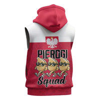 Funny Pierogi Squad Sleeveless Hoodie Polish Pride Food Humor