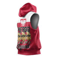 Funny Pierogi Squad Sleeveless Hoodie Polish Pride Food Humor
