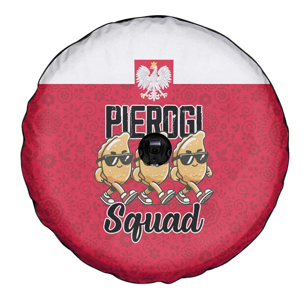 Funny Pierogi Squad Spare Tire Cover Polish Pride Food Humor