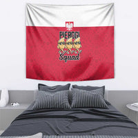 Funny Pierogi Squad Tapestry Polish Pride Food Humor