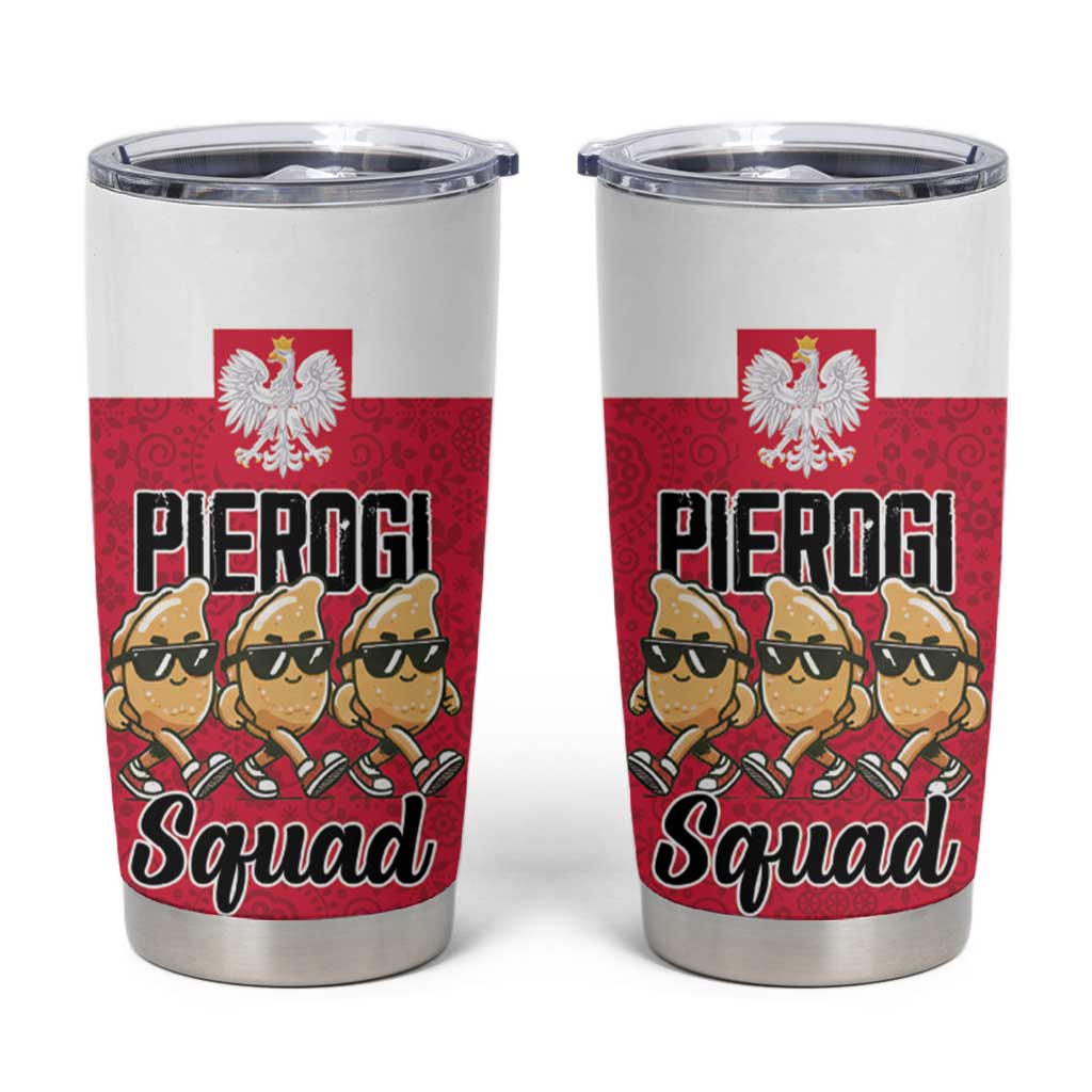 Funny Pierogi Squad Tumbler Cup Polish Pride Food Humor
