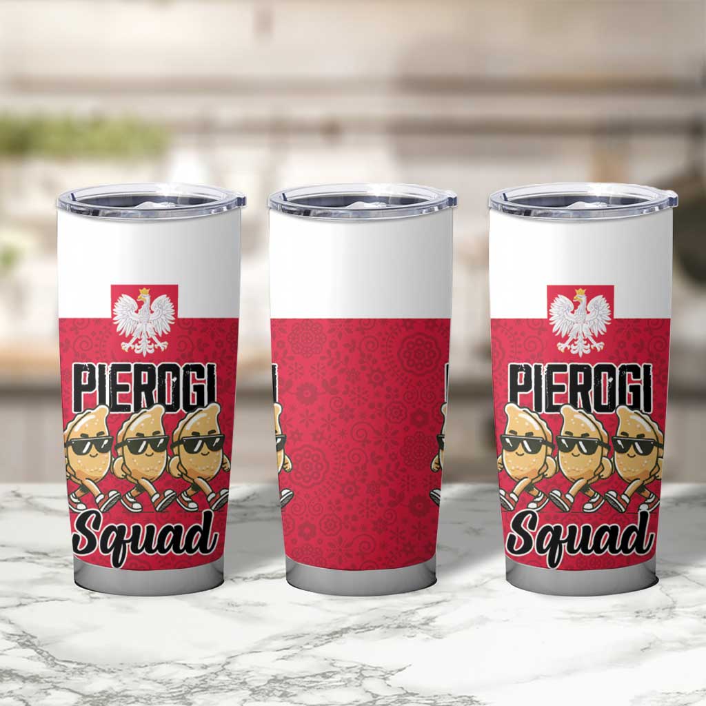 Funny Pierogi Squad Tumbler Cup Polish Pride Food Humor