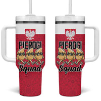 Funny Pierogi Squad Tumbler With Handle Polish Pride Food Humor