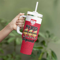 Funny Pierogi Squad Tumbler With Handle Polish Pride Food Humor