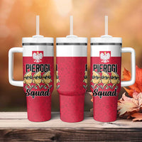 Funny Pierogi Squad Tumbler With Handle Polish Pride Food Humor