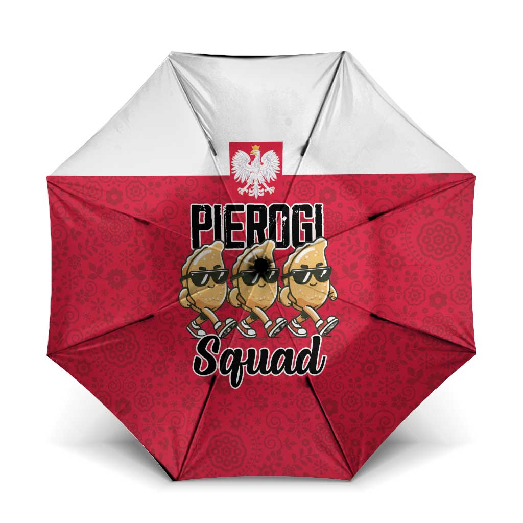 Funny Pierogi Squad Umbrella Polish Pride Food Humor