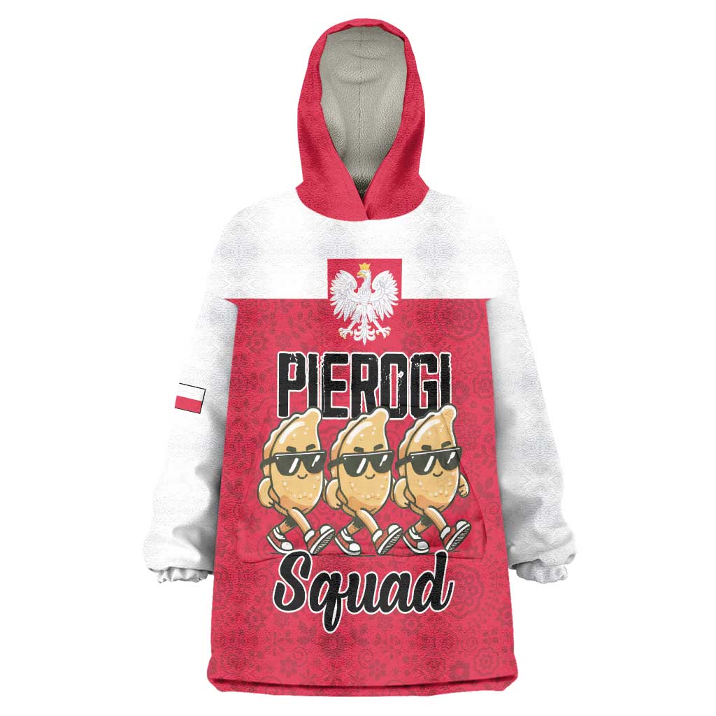 Funny Pierogi Squad Wearable Blanket Hoodie Polish Pride Food Humor