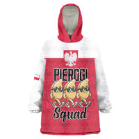 Funny Pierogi Squad Wearable Blanket Hoodie Polish Pride Food Humor