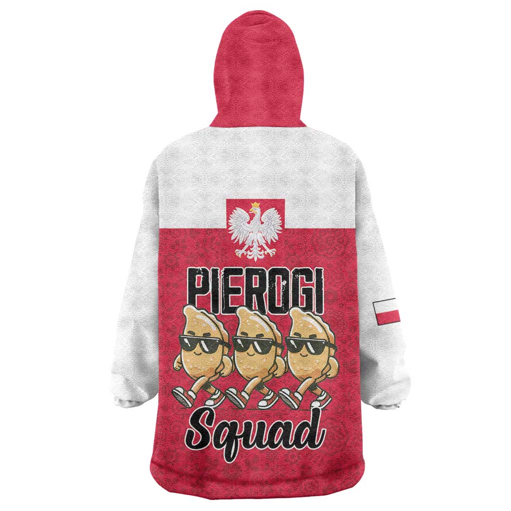 Funny Pierogi Squad Wearable Blanket Hoodie Polish Pride Food Humor