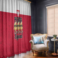 Funny Pierogi Squad Window Curtain Polish Pride Food Humor