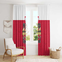 Funny Pierogi Squad Window Curtain Polish Pride Food Humor