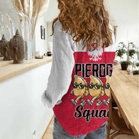 Funny Pierogi Squad Women Casual Shirt Polish Pride Food Humor