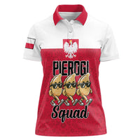 Funny Pierogi Squad Women Polo Shirt Polish Pride Food Humor