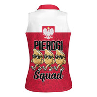 Funny Pierogi Squad Women Sleeveless Polo Shirt Polish Pride Food Humor