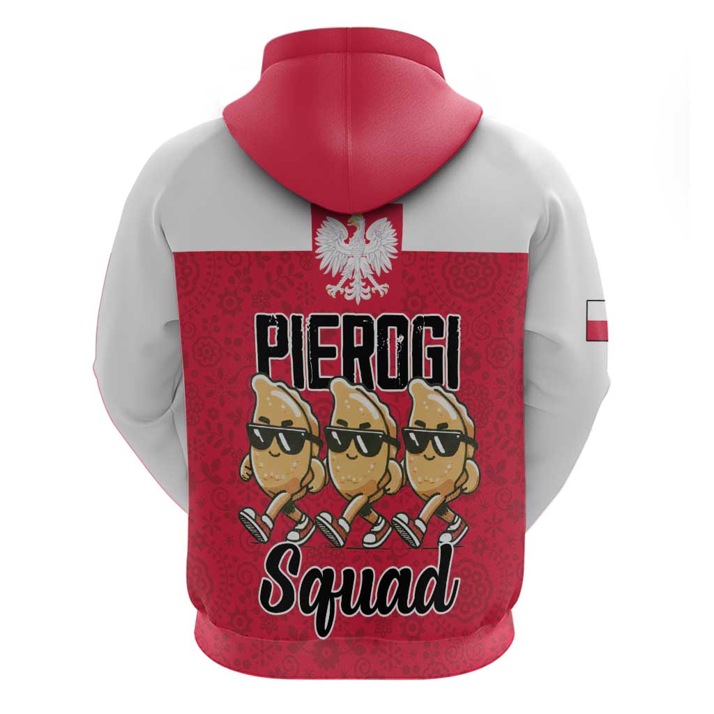 Funny Pierogi Squad Zip Hoodie Polish Pride Food Humor