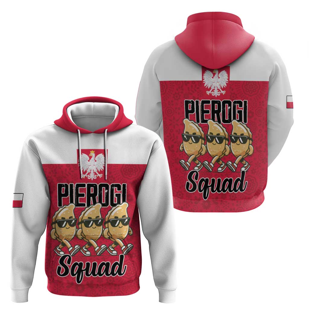 Funny Pierogi Squad Zip Hoodie Polish Pride Food Humor