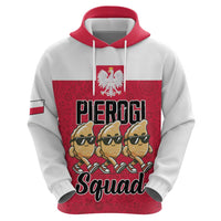 Funny Pierogi Squad Zip Hoodie Polish Pride Food Humor