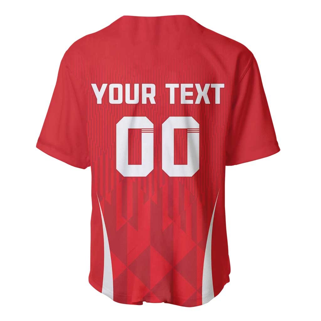 Custom Poland Volleyball Baseball Jersey Bialo–Czerwoni Go Champions