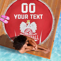Custom Poland Volleyball Beach Blanket Bialo–Czerwoni Go Champions