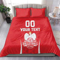Custom Poland Volleyball Bedding Set Bialo–Czerwoni Go Champions