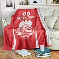 Custom Poland Volleyball Blanket Bialo–Czerwoni Go Champions