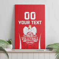 Custom Poland Volleyball Canvas Wall Art Bialo–Czerwoni Go Champions