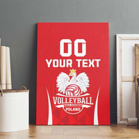 Custom Poland Volleyball Canvas Wall Art Bialo–Czerwoni Go Champions