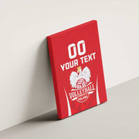 Custom Poland Volleyball Canvas Wall Art Bialo–Czerwoni Go Champions