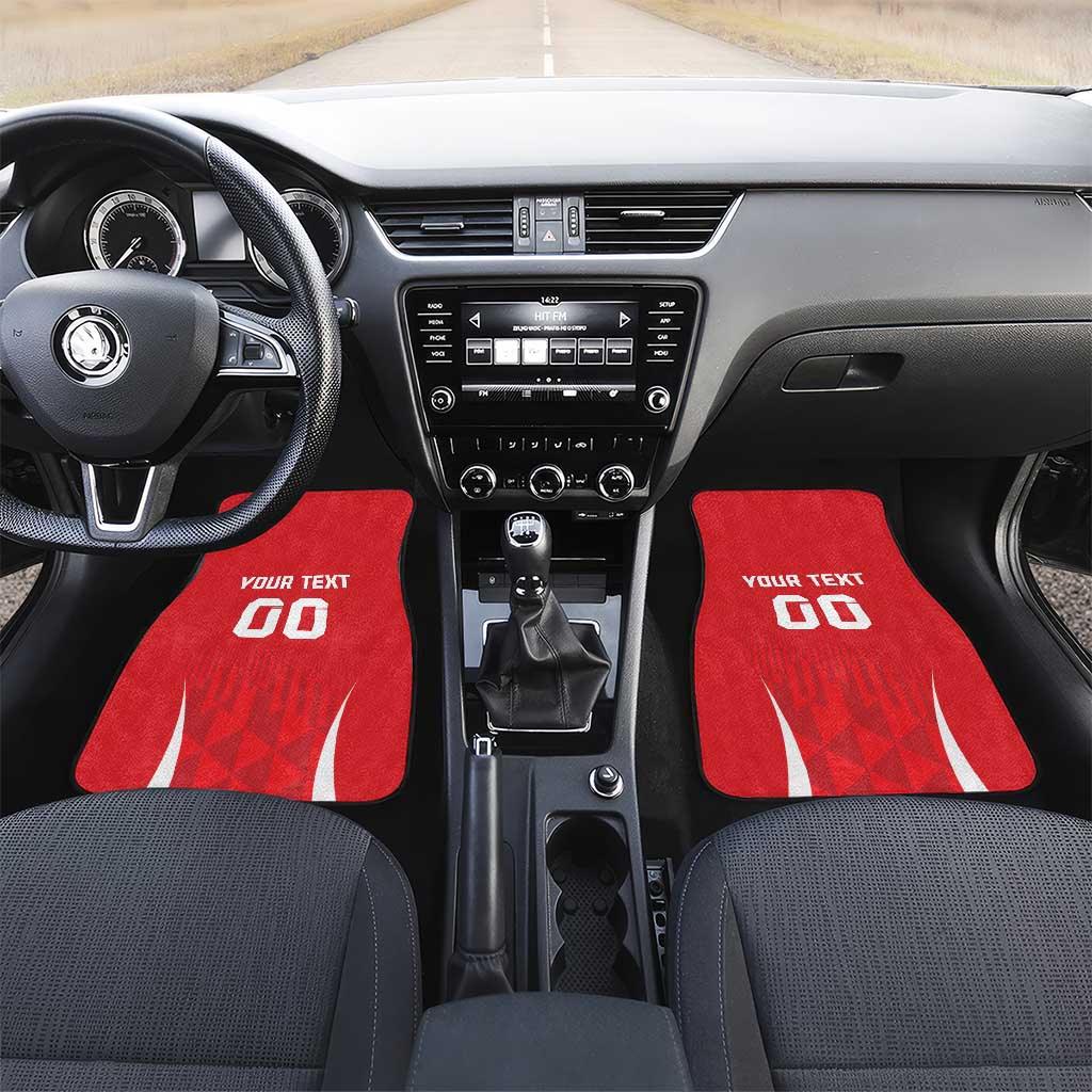 Custom Poland Volleyball Car Mats Bialo–Czerwoni Go Champions