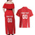 Custom Poland Volleyball Couples Matching Off Shoulder Maxi Dress and Hawaiian Shirt Bialo–Czerwoni Go Champions