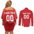 Custom Poland Volleyball Couples Matching Off Shoulder Short Dress and Long Sleeve Button Shirt Bialo–Czerwoni Go Champions