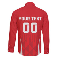 Custom Poland Volleyball Family Matching Long Sleeve Bodycon Dress and Hawaiian Shirt Bialo–Czerwoni Go Champions
