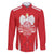 Custom Poland Volleyball Family Matching Off The Shoulder Long Sleeve Dress and Hawaiian Shirt Bialo–Czerwoni Go Champions