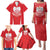 Custom Poland Volleyball Family Matching Puletasi and Hawaiian Shirt Bialo–Czerwoni Go Champions