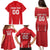 Custom Poland Volleyball Family Matching Puletasi and Hawaiian Shirt Bialo–Czerwoni Go Champions