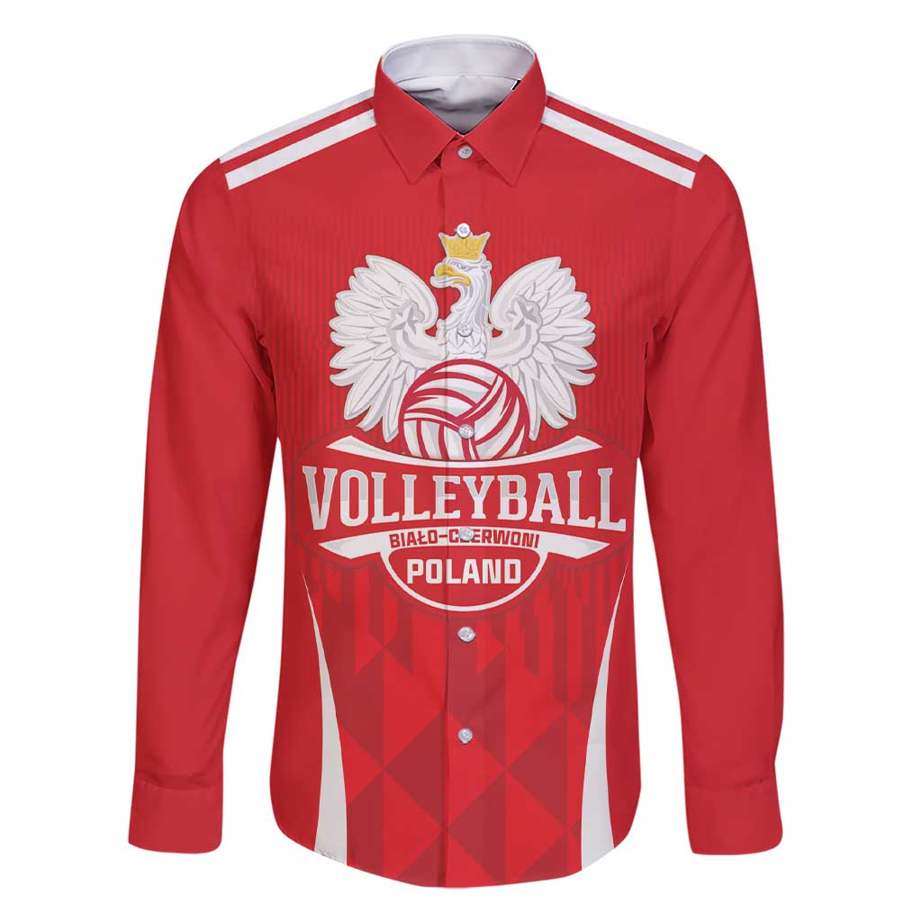 Custom Poland Volleyball Family Matching Short Sleeve Bodycon Dress and Hawaiian Shirt Bialo–Czerwoni Go Champions
