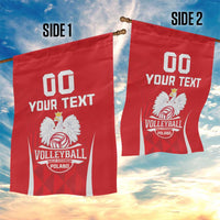 Custom Poland Volleyball Garden Flag Bialo–Czerwoni Go Champions