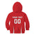 Custom Poland Volleyball Kid Hoodie Bialo–Czerwoni Go Champions