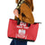 Custom Poland Volleyball Leather Tote Bag Bialo–Czerwoni Go Champions