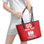 Custom Poland Volleyball Leather Tote Bag Bialo–Czerwoni Go Champions