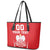 Custom Poland Volleyball Leather Tote Bag Bialo–Czerwoni Go Champions