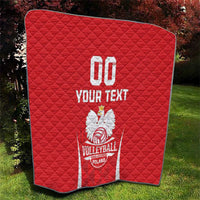 Custom Poland Volleyball Quilt Bialo–Czerwoni Go Champions