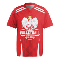 Custom Poland Volleyball Rugby Jersey Bialo–Czerwoni Go Champions