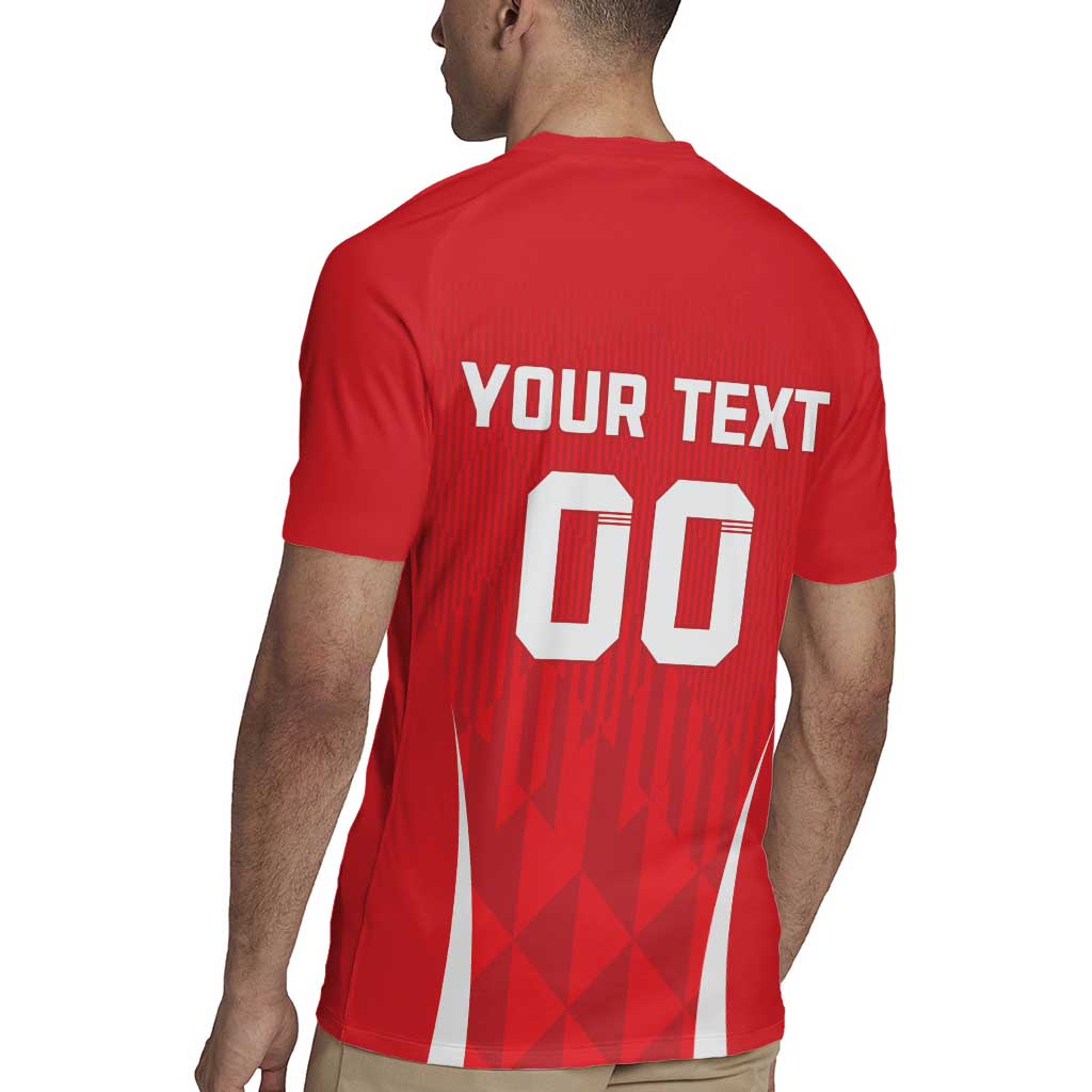 Custom Poland Volleyball Rugby Jersey Bialo–Czerwoni Go Champions