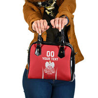 Custom Poland Volleyball Shoulder Handbag Bialo–Czerwoni Go Champions