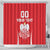Custom Poland Volleyball Shower Curtain Bialo–Czerwoni Go Champions
