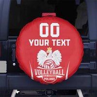 Custom Poland Volleyball Spare Tire Cover Bialo–Czerwoni Go Champions