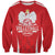 Custom Poland Volleyball Sweatshirt Bialo–Czerwoni Go Champions