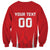 Custom Poland Volleyball Sweatshirt Bialo–Czerwoni Go Champions