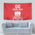 Custom Poland Volleyball Tapestry Bialo–Czerwoni Go Champions